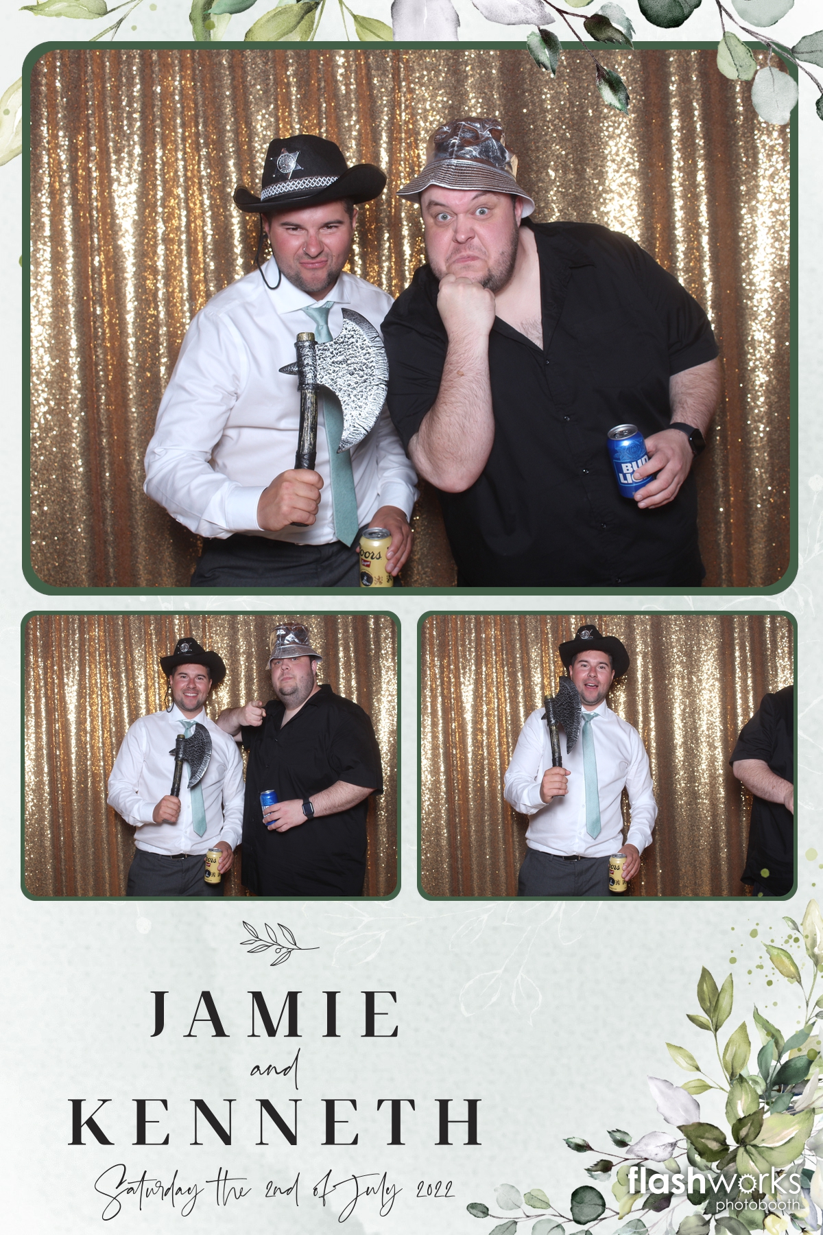 Jamie and Kenny's Wedding | View more photos from the event at gallery.flashworksphotobooth.com/u/FlashworksPhotoboothInc/Jamie-and-Kennys-Wedding