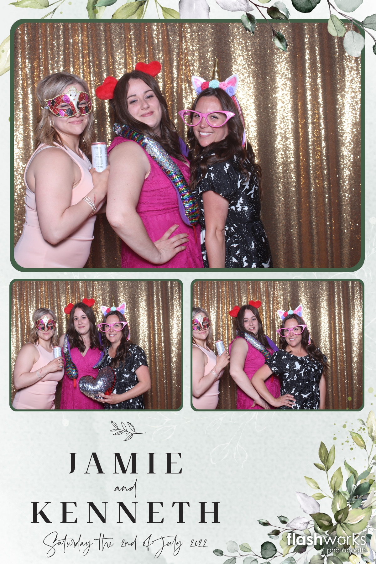 Jamie and Kenny's Wedding | View more photos from the event at gallery.flashworksphotobooth.com/u/FlashworksPhotoboothInc/Jamie-and-Kennys-Wedding