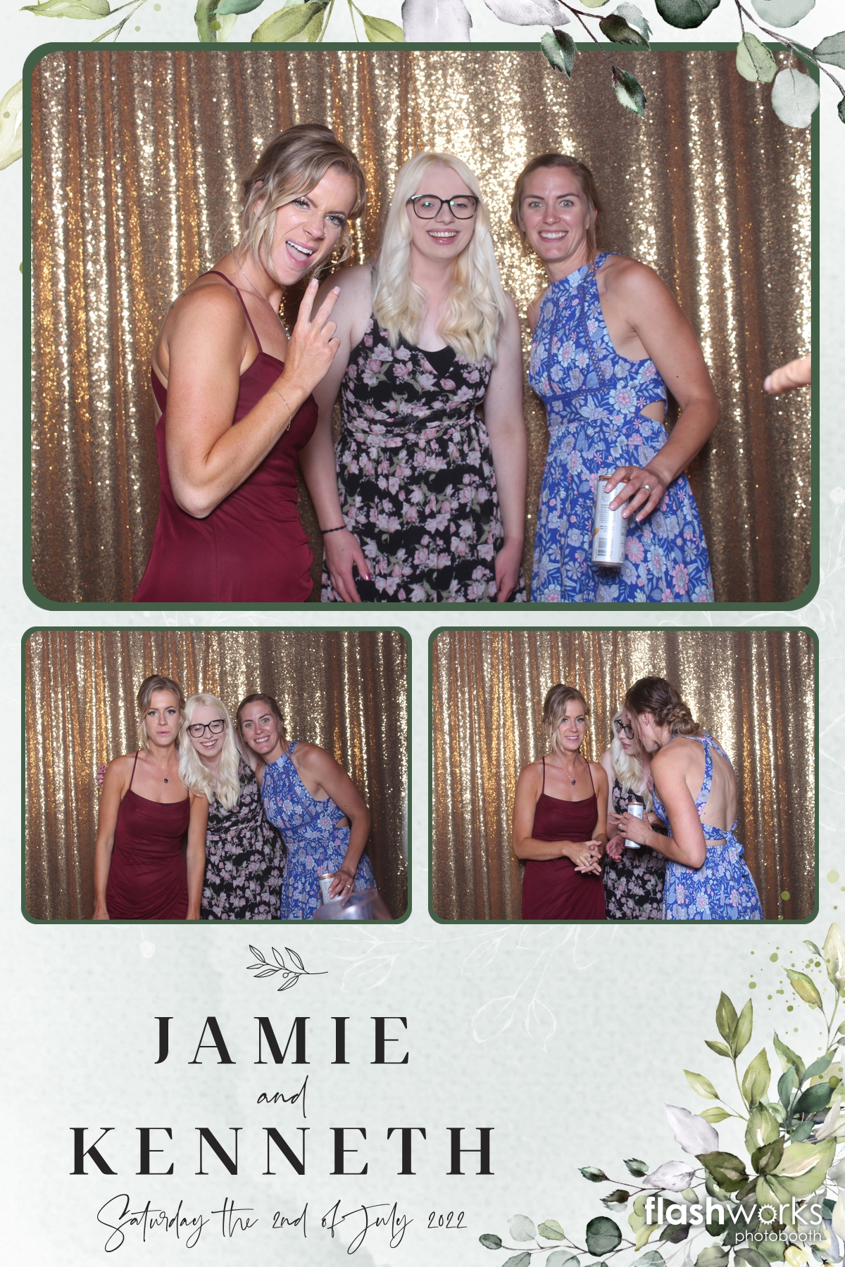 Jamie and Kenny's Wedding | View more photos from the event at gallery.flashworksphotobooth.com/u/FlashworksPhotoboothInc/Jamie-and-Kennys-Wedding