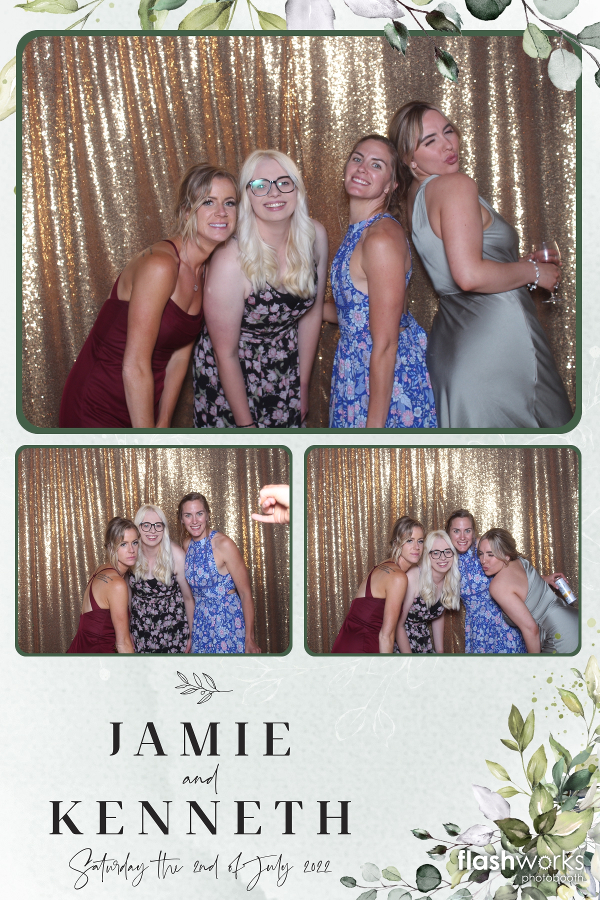 Jamie and Kenny's Wedding | View more photos from the event at gallery.flashworksphotobooth.com/u/FlashworksPhotoboothInc/Jamie-and-Kennys-Wedding