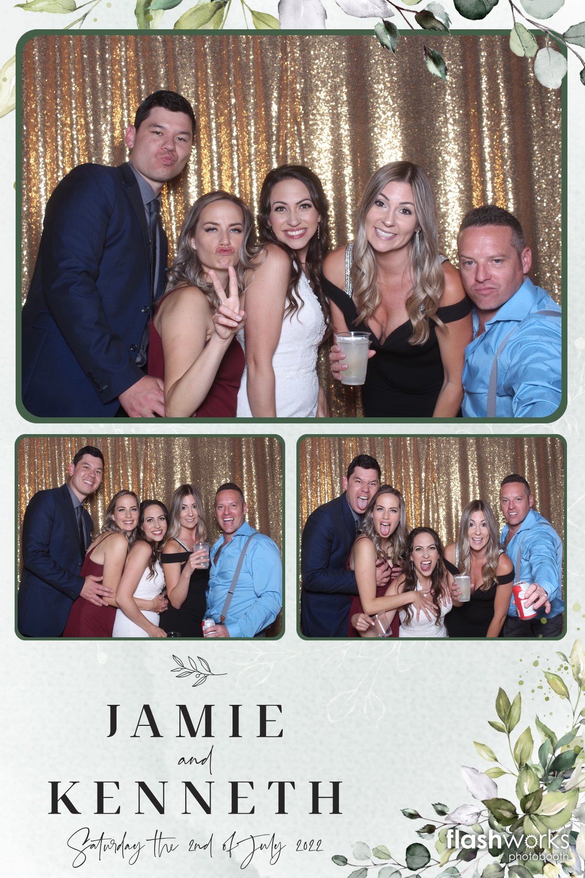 Jamie and Kenny's Wedding | View more photos from the event at gallery.flashworksphotobooth.com/u/FlashworksPhotoboothInc/Jamie-and-Kennys-Wedding