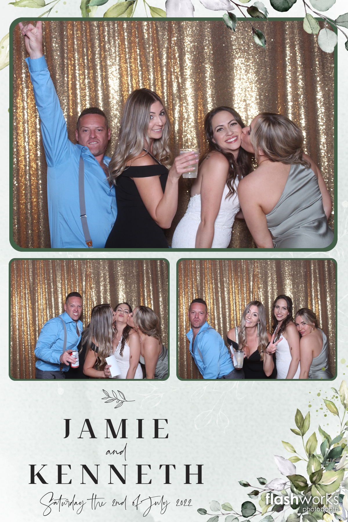 Jamie and Kenny's Wedding | View more photos from the event at gallery.flashworksphotobooth.com/u/FlashworksPhotoboothInc/Jamie-and-Kennys-Wedding