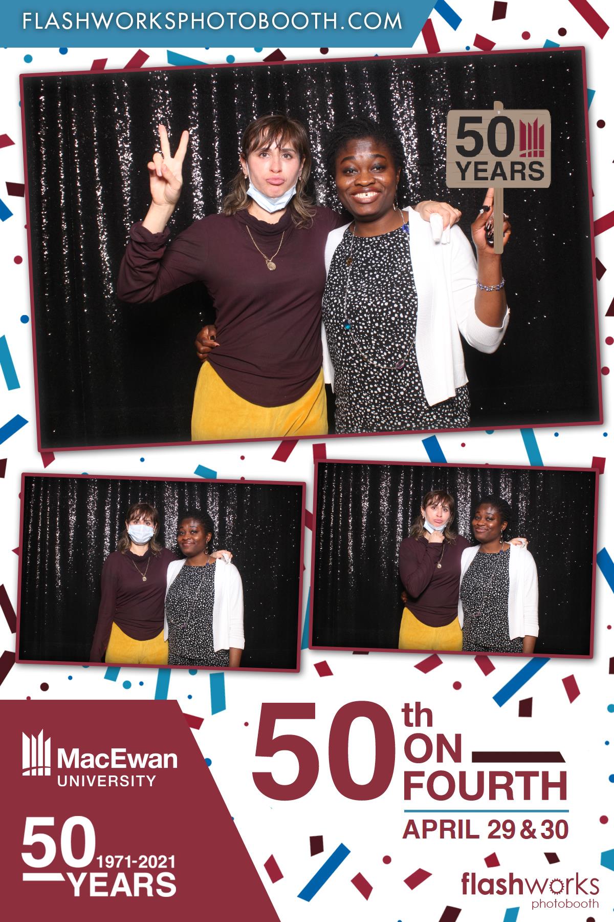 MacEwan 50th Anniversary - Studio 71 - April 29 | View more photos from the event at gallery.flashworksphotobooth.com/u/FlashworksPhotoboothInc/MacEwan-50th-Anniversary-Studio-71-April-29