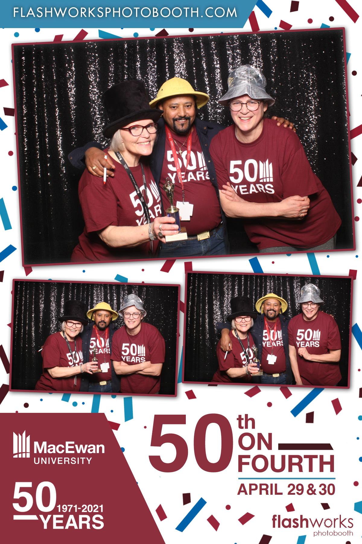 MacEwan 50th Anniversary - Studio 71 - April 29 | View more photos from the event at gallery.flashworksphotobooth.com/u/FlashworksPhotoboothInc/MacEwan-50th-Anniversary-Studio-71-April-29