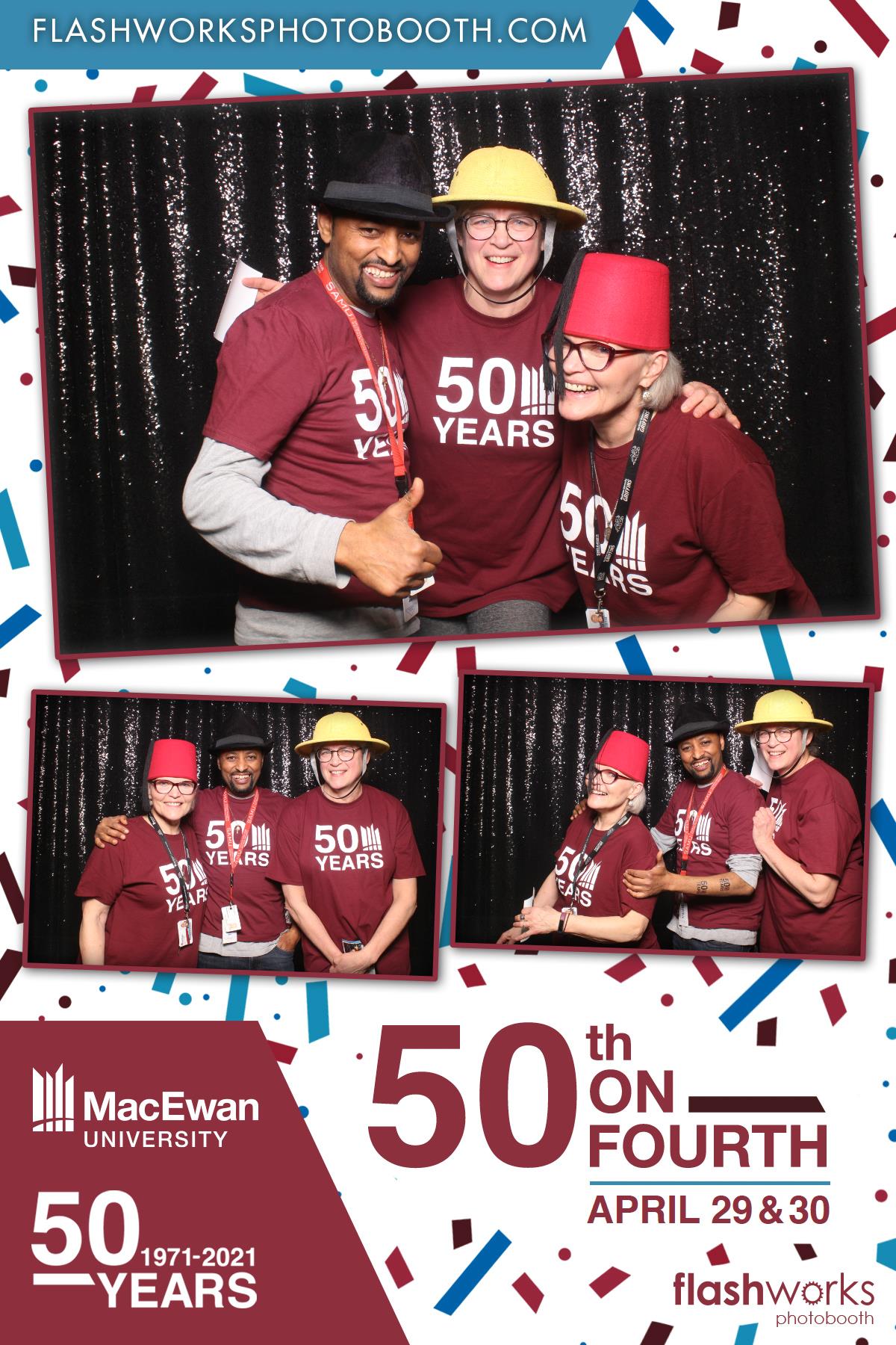 MacEwan 50th Anniversary - Studio 71 - April 29 | View more photos from the event at gallery.flashworksphotobooth.com/u/FlashworksPhotoboothInc/MacEwan-50th-Anniversary-Studio-71-April-29