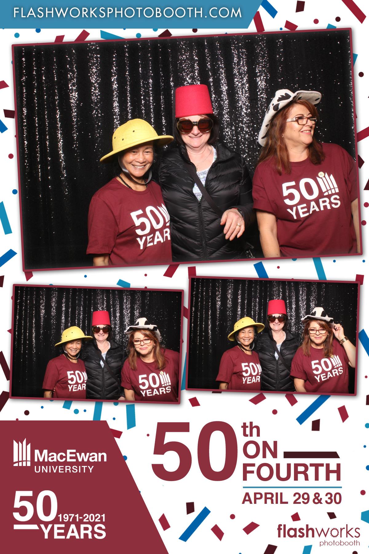 MacEwan 50th Anniversary - Studio 71 - April 29 | View more photos from the event at gallery.flashworksphotobooth.com/u/FlashworksPhotoboothInc/MacEwan-50th-Anniversary-Studio-71-April-29