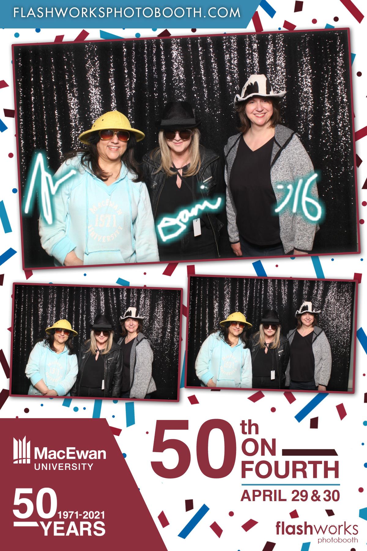 MacEwan 50th Anniversary - Studio 71 - April 29 | View more photos from the event at gallery.flashworksphotobooth.com/u/FlashworksPhotoboothInc/MacEwan-50th-Anniversary-Studio-71-April-29