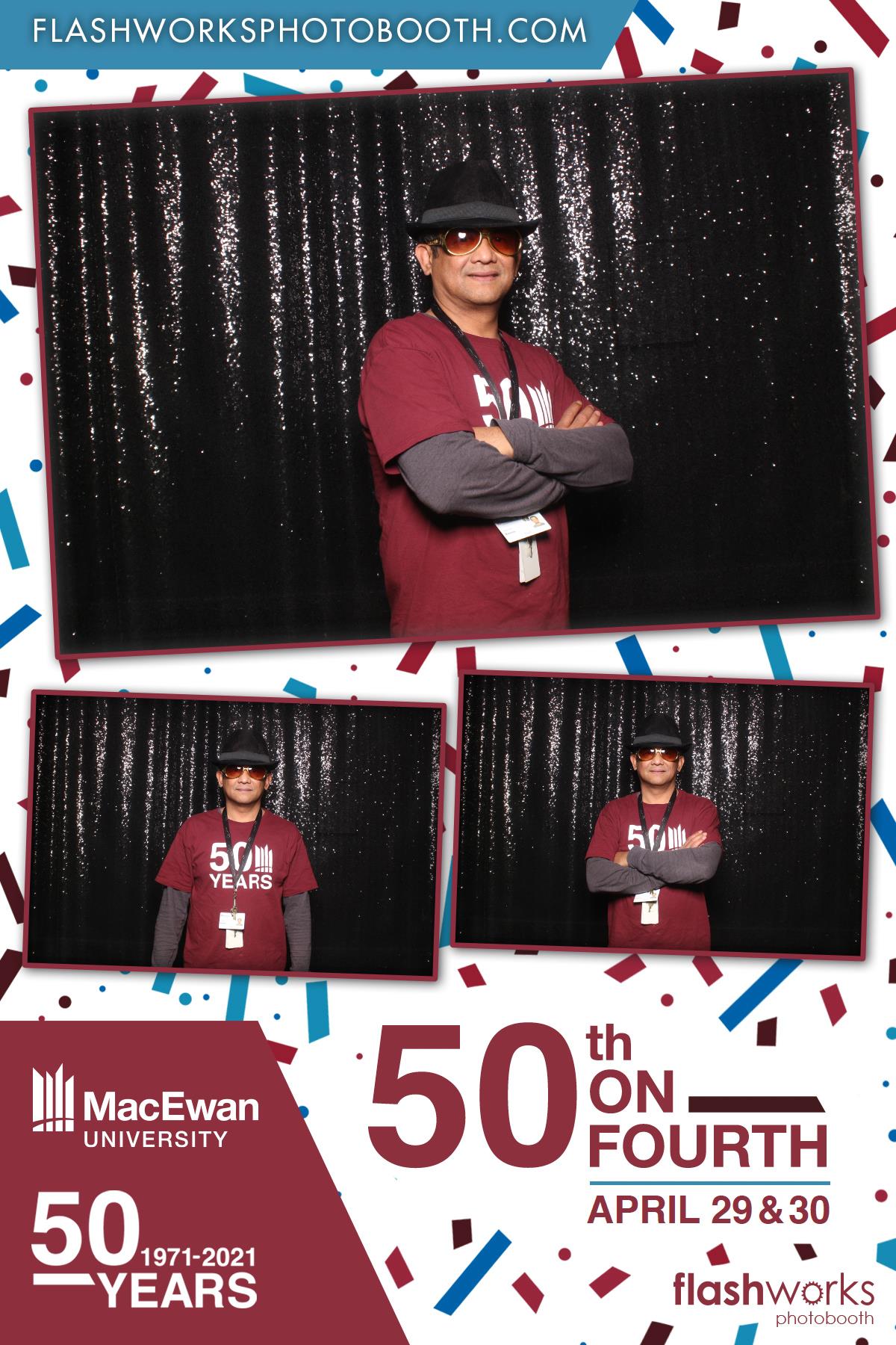 MacEwan 50th Anniversary - Studio 71 - April 29 | View more photos from the event at gallery.flashworksphotobooth.com/u/FlashworksPhotoboothInc/MacEwan-50th-Anniversary-Studio-71-April-29