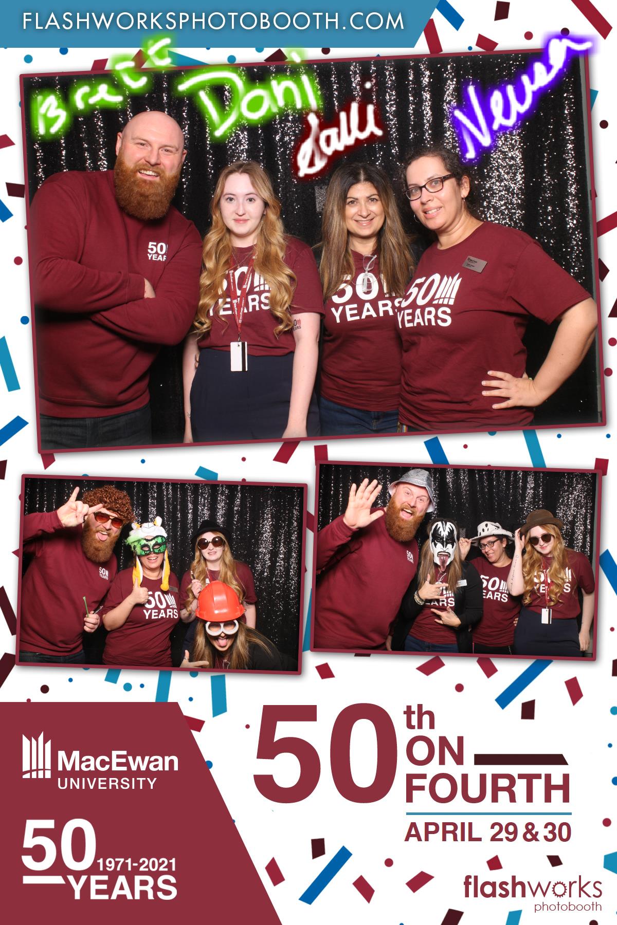MacEwan 50th Anniversary - Studio 71 - April 29 | View more photos from the event at gallery.flashworksphotobooth.com/u/FlashworksPhotoboothInc/MacEwan-50th-Anniversary-Studio-71-April-29