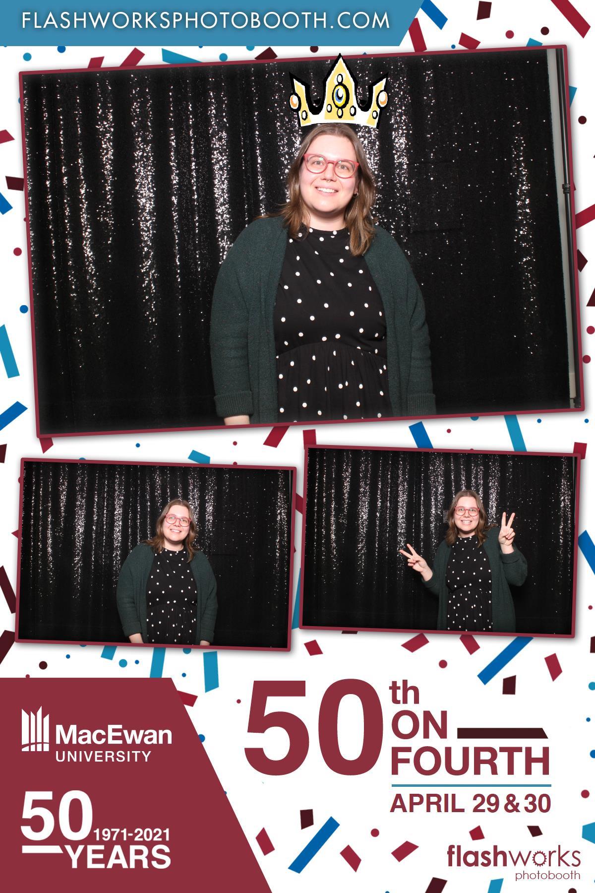MacEwan 50th Anniversary - Studio 71 - April 29 | View more photos from the event at gallery.flashworksphotobooth.com/u/FlashworksPhotoboothInc/MacEwan-50th-Anniversary-Studio-71-April-29