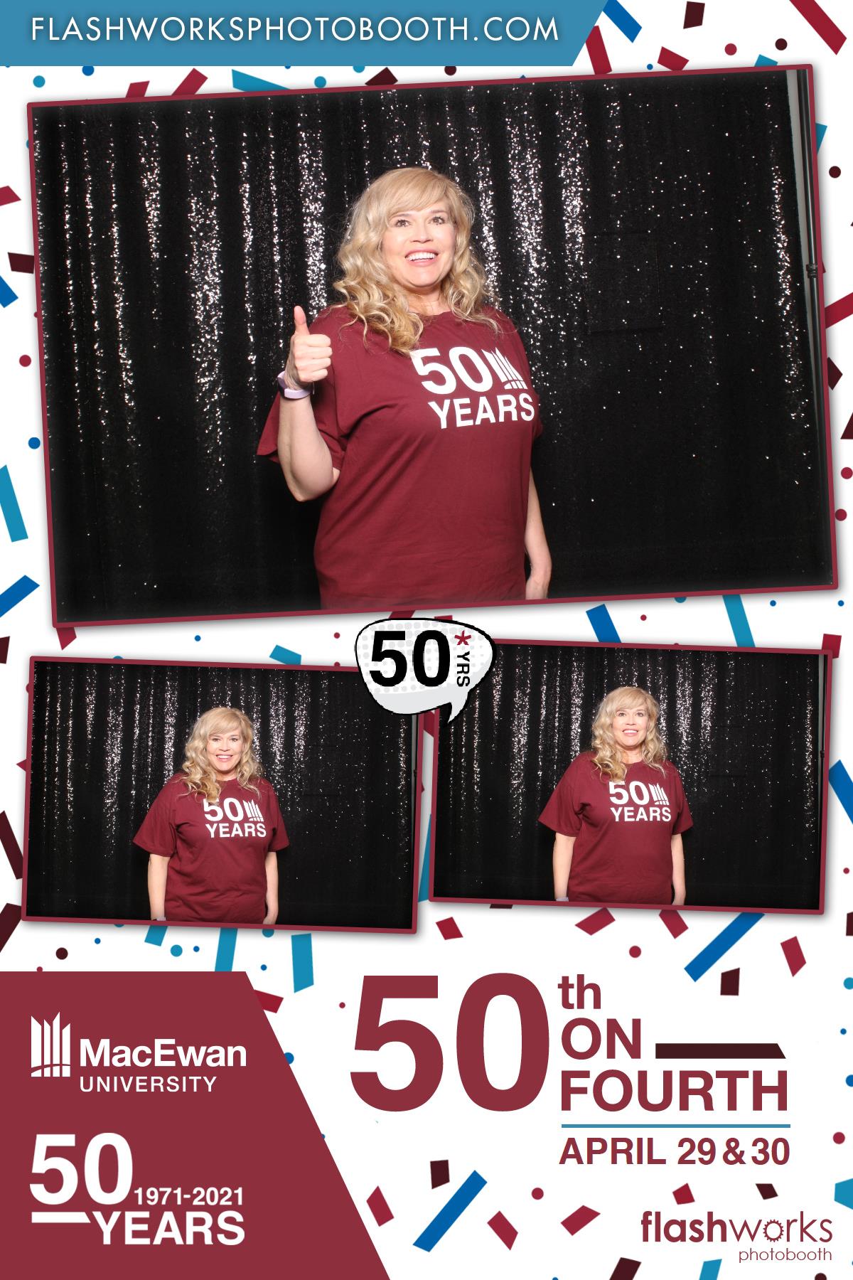 MacEwan 50th Anniversary - Studio 71 - April 29 | View more photos from the event at gallery.flashworksphotobooth.com/u/FlashworksPhotoboothInc/MacEwan-50th-Anniversary-Studio-71-April-29