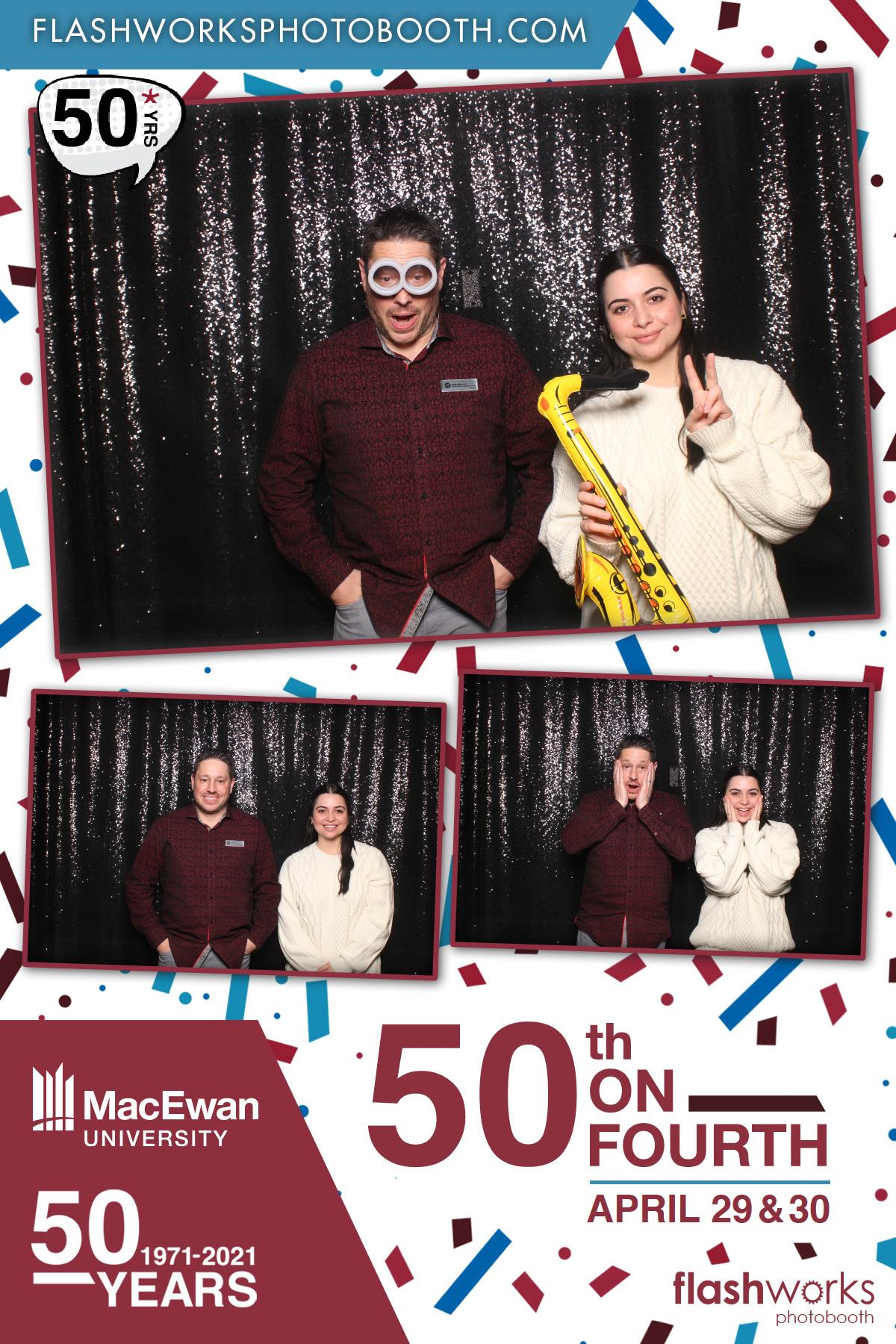 MacEwan 50th Anniversary - Studio 71 - April 30 | View more photos from the event at gallery.flashworksphotobooth.com/u/FlashworksPhotoboothInc/MacEwan-50th-Anniversary-Studio-71-April-30