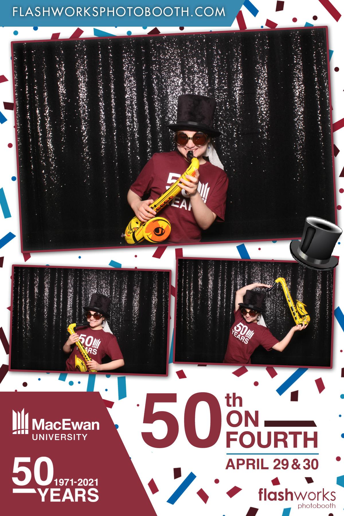 MacEwan 50th Anniversary - Studio 71 - April 30 | View more photos from the event at gallery.flashworksphotobooth.com/u/FlashworksPhotoboothInc/MacEwan-50th-Anniversary-Studio-71-April-30