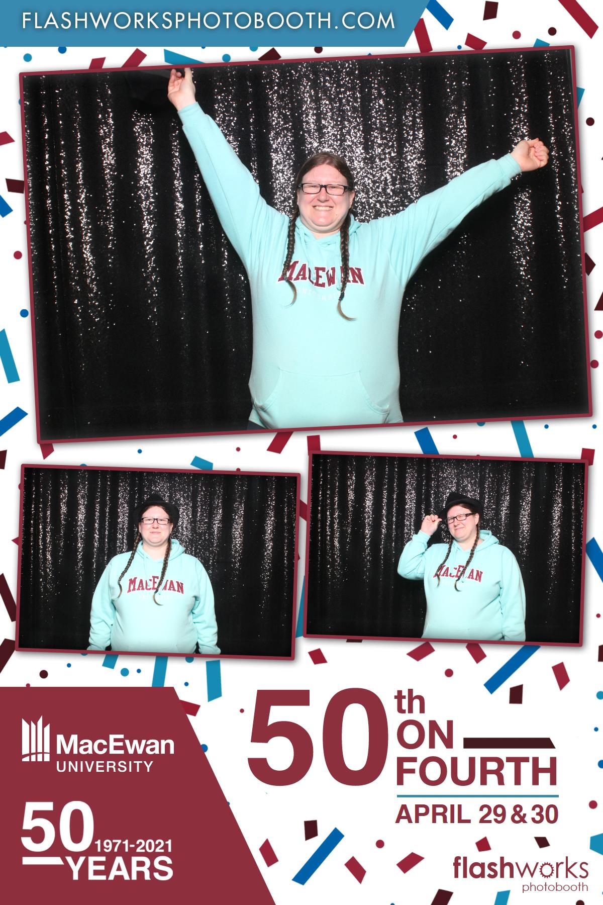 MacEwan 50th Anniversary - Studio 71 - April 30 | View more photos from the event at gallery.flashworksphotobooth.com/u/FlashworksPhotoboothInc/MacEwan-50th-Anniversary-Studio-71-April-30