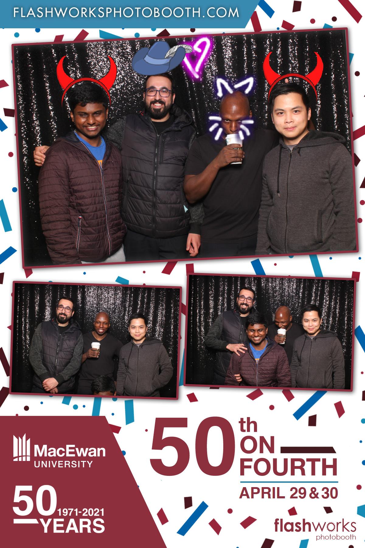 MacEwan 50th Anniversary - Studio 71 - April 30 | View more photos from the event at gallery.flashworksphotobooth.com/u/FlashworksPhotoboothInc/MacEwan-50th-Anniversary-Studio-71-April-30
