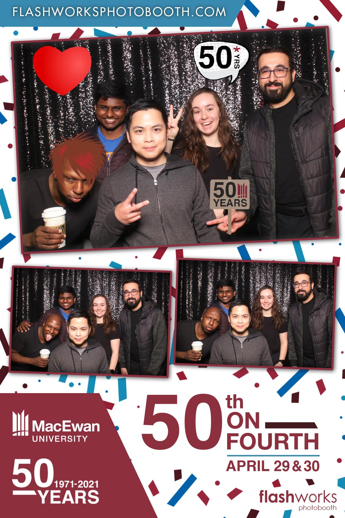 MacEwan 50th Anniversary - Studio 71 - April 30 | View more photos from the event at gallery.flashworksphotobooth.com/u/FlashworksPhotoboothInc/MacEwan-50th-Anniversary-Studio-71-April-30
