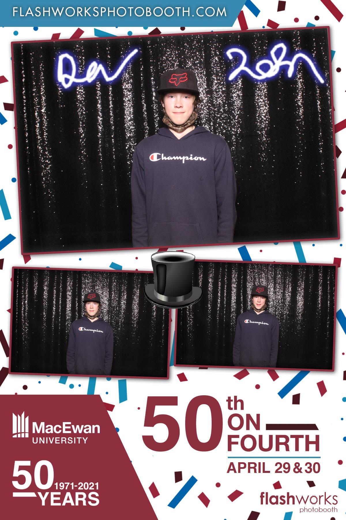 MacEwan 50th Anniversary - Studio 71 - April 30 | View more photos from the event at gallery.flashworksphotobooth.com/u/FlashworksPhotoboothInc/MacEwan-50th-Anniversary-Studio-71-April-30