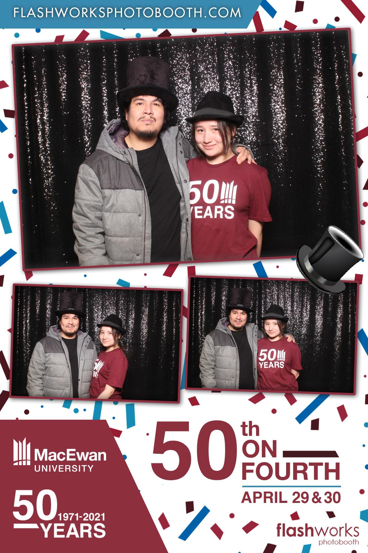 MacEwan 50th Anniversary - Studio 71 - April 30 | View more photos from the event at gallery.flashworksphotobooth.com/u/FlashworksPhotoboothInc/MacEwan-50th-Anniversary-Studio-71-April-30