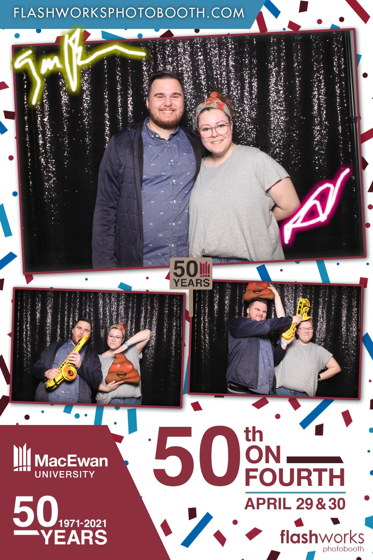 MacEwan 50th Anniversary - Studio 71 - April 30 | View more photos from the event at gallery.flashworksphotobooth.com/u/FlashworksPhotoboothInc/MacEwan-50th-Anniversary-Studio-71-April-30
