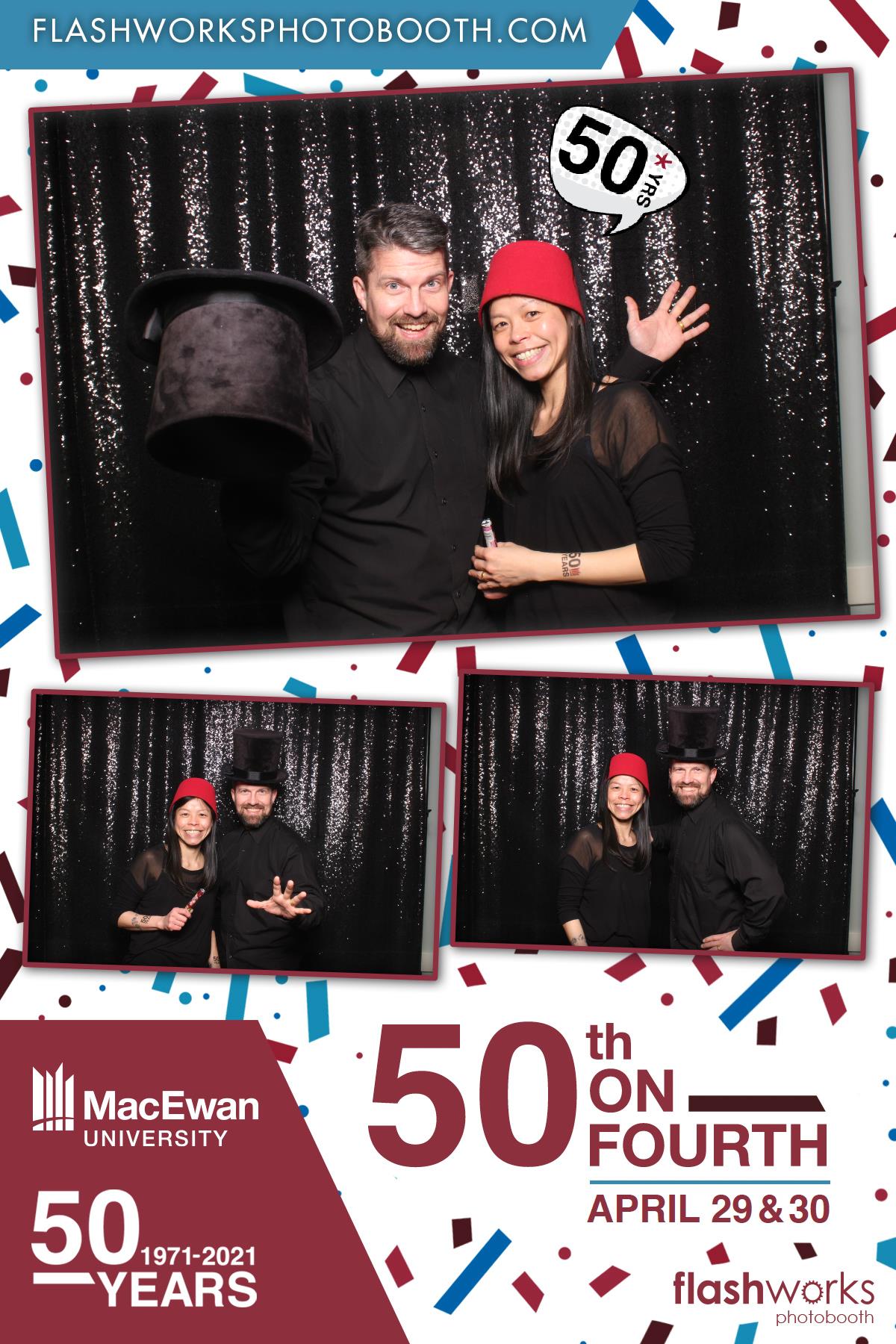 MacEwan 50th Anniversary - Studio 71 - April 30 | View more photos from the event at gallery.flashworksphotobooth.com/u/FlashworksPhotoboothInc/MacEwan-50th-Anniversary-Studio-71-April-30