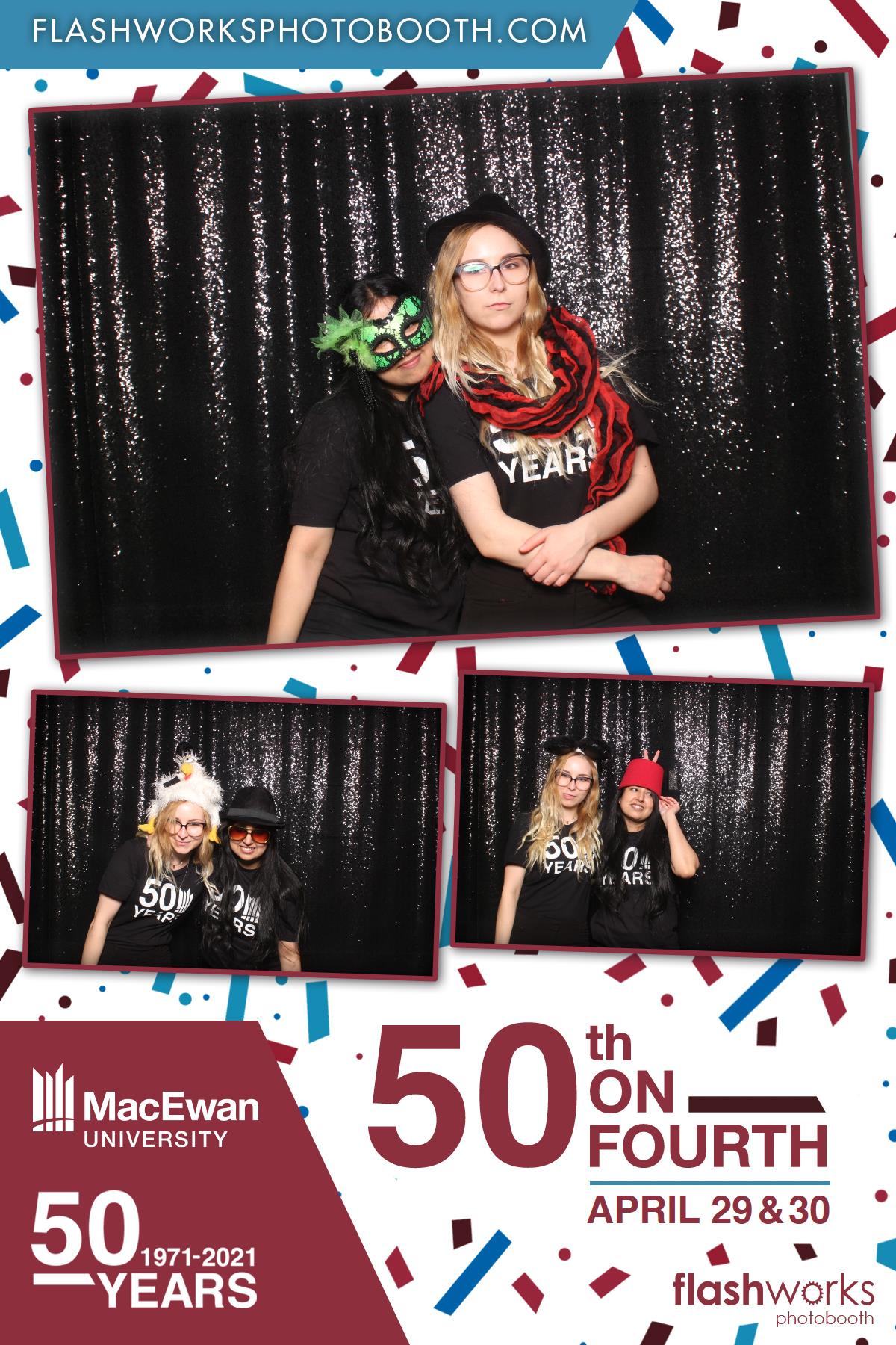 MacEwan 50th Anniversary - Studio 71 - April 30 | View more photos from the event at gallery.flashworksphotobooth.com/u/FlashworksPhotoboothInc/MacEwan-50th-Anniversary-Studio-71-April-30