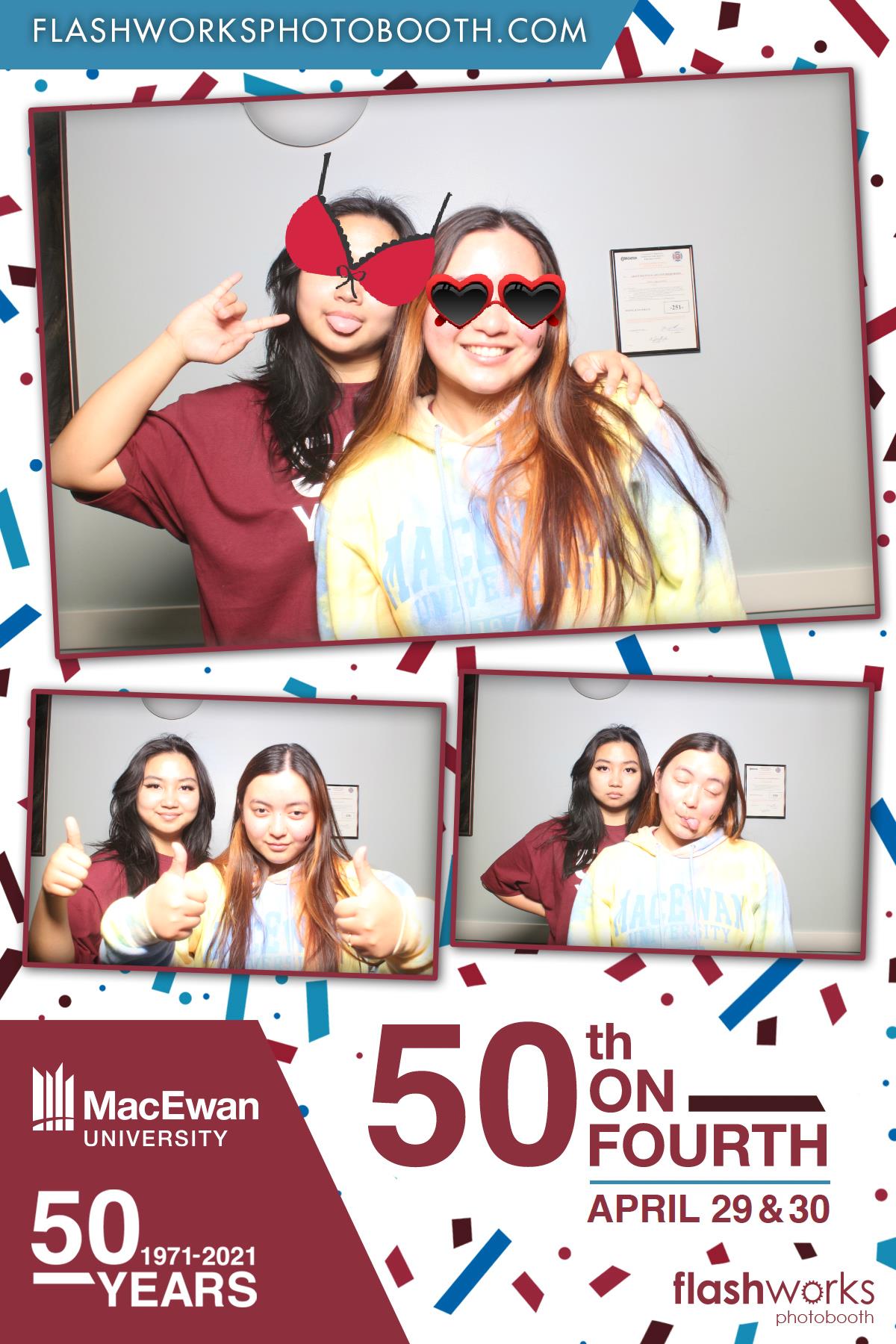 MacEwan 50th Anniversary - Studio 71 - April 30 | View more photos from the event at gallery.flashworksphotobooth.com/u/FlashworksPhotoboothInc/MacEwan-50th-Anniversary-Studio-71-April-30