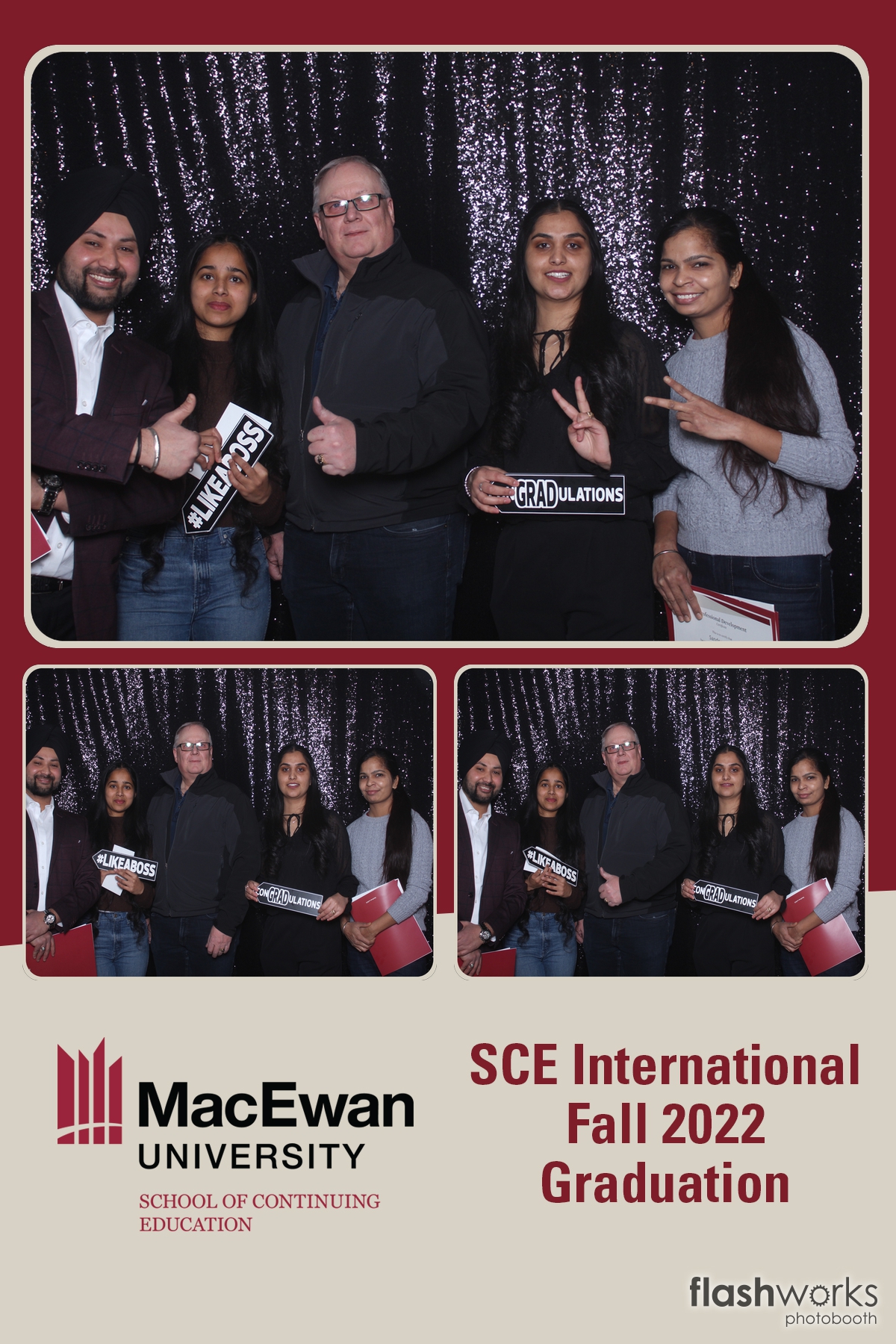 MacEwan  SCE International 2022 Fall Graduation | View more photos from the event at gallery.flashworksphotobooth.com/u/FlashworksPhotoboothInc/MacEwan-SCE-International-2022-Fall-Graduation
