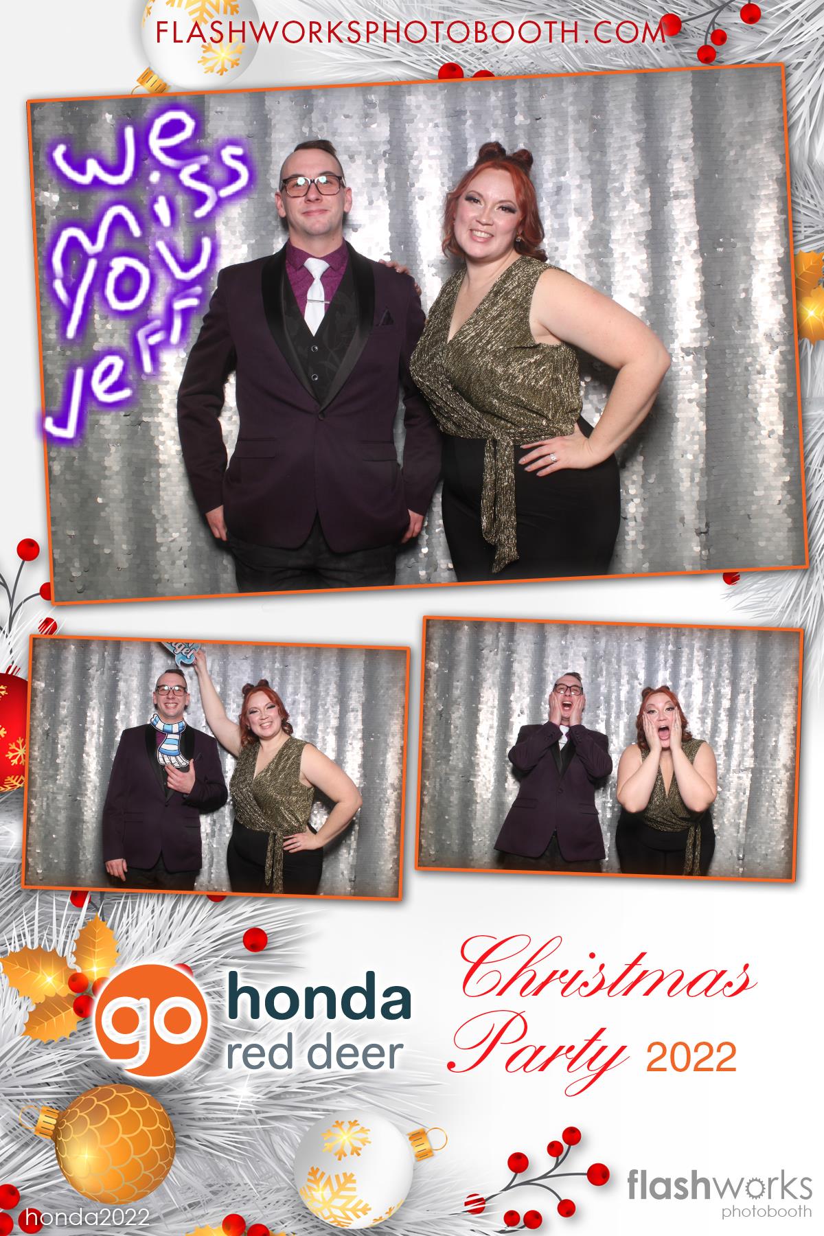 Red Deer Honda 2022 Christmas Party | View more photos from the event at gallery.flashworksphotobooth.com/u/FlashworksPhotoboothInc/Red-Deer-Honda-2022-Christmas-Party