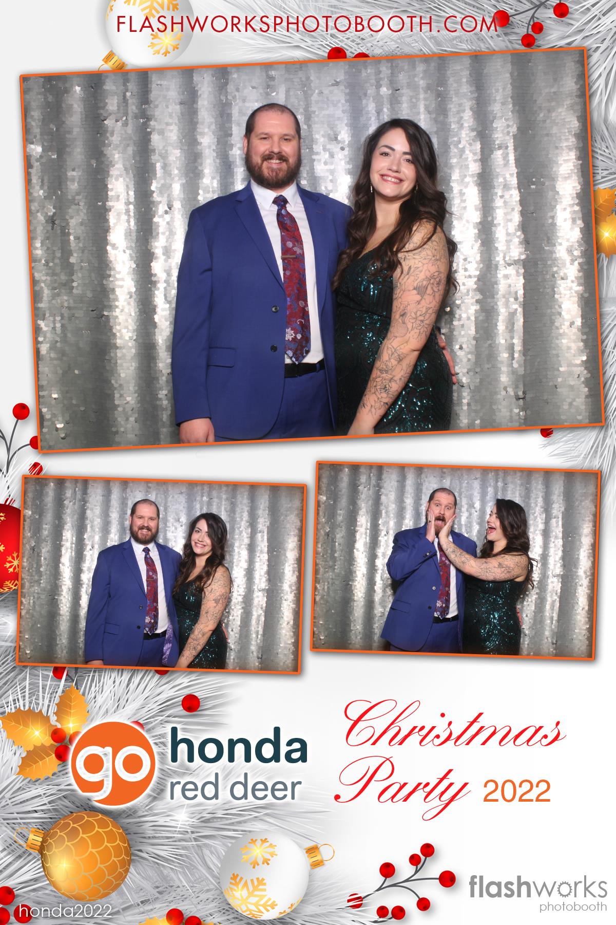 Red Deer Honda 2022 Christmas Party | View more photos from the event at gallery.flashworksphotobooth.com/u/FlashworksPhotoboothInc/Red-Deer-Honda-2022-Christmas-Party