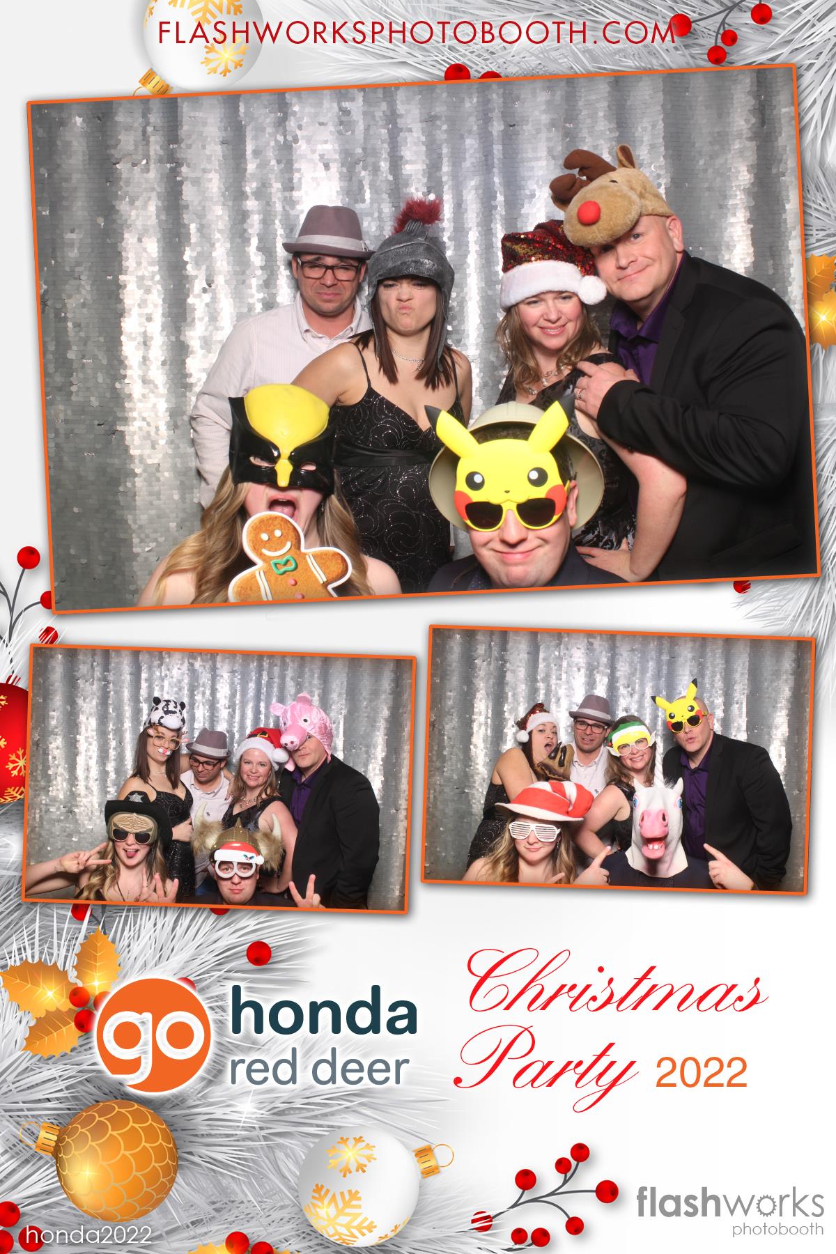 Red Deer Honda 2022 Christmas Party | View more photos from the event at gallery.flashworksphotobooth.com/u/FlashworksPhotoboothInc/Red-Deer-Honda-2022-Christmas-Party