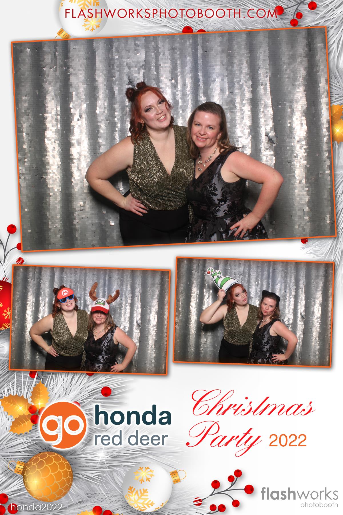 Red Deer Honda 2022 Christmas Party | View more photos from the event at gallery.flashworksphotobooth.com/u/FlashworksPhotoboothInc/Red-Deer-Honda-2022-Christmas-Party