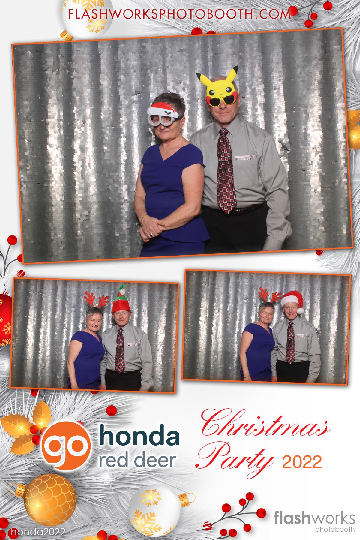 Red Deer Honda 2022 Christmas Party | View more photos from the event at gallery.flashworksphotobooth.com/u/FlashworksPhotoboothInc/Red-Deer-Honda-2022-Christmas-Party