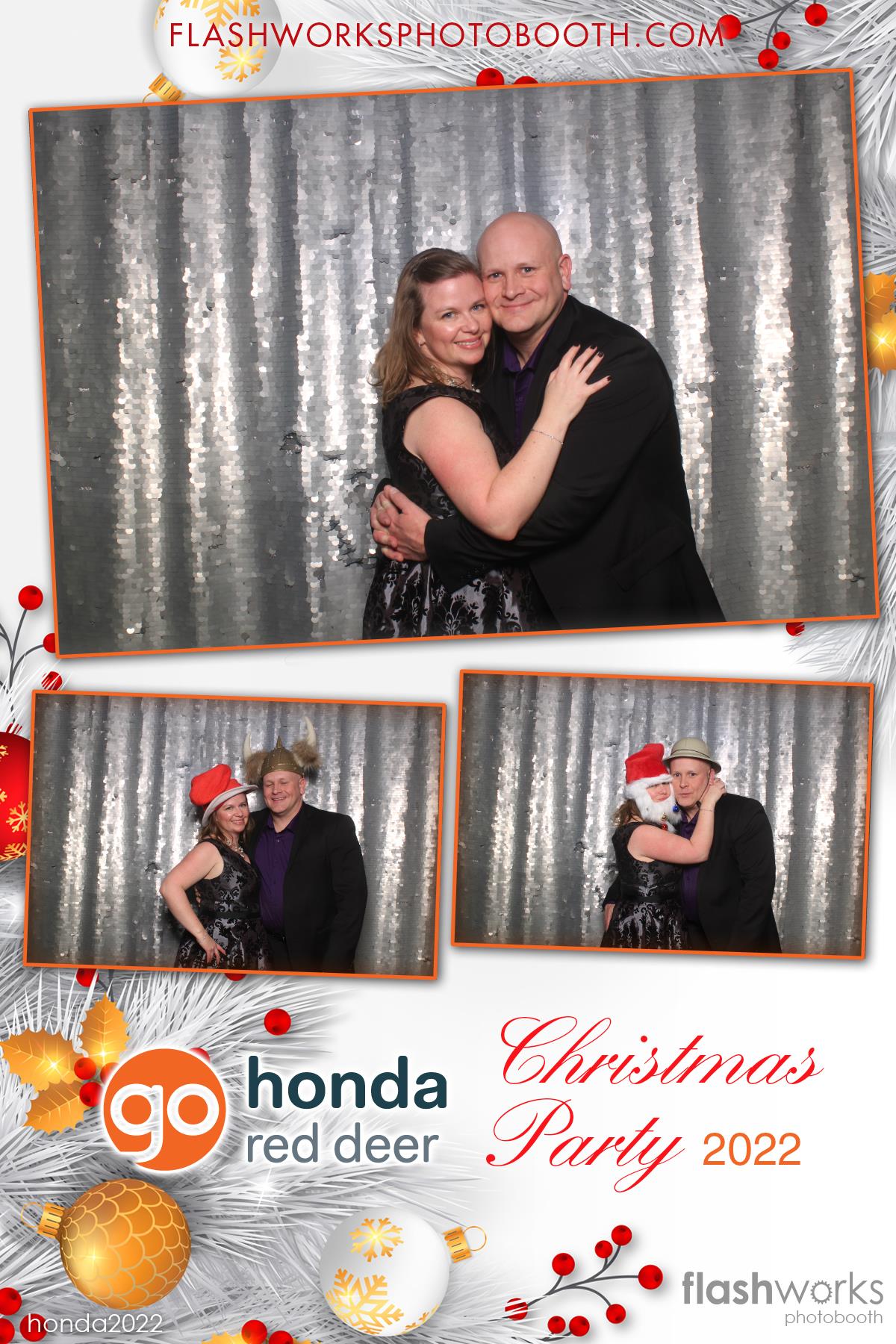 Red Deer Honda 2022 Christmas Party | View more photos from the event at gallery.flashworksphotobooth.com/u/FlashworksPhotoboothInc/Red-Deer-Honda-2022-Christmas-Party