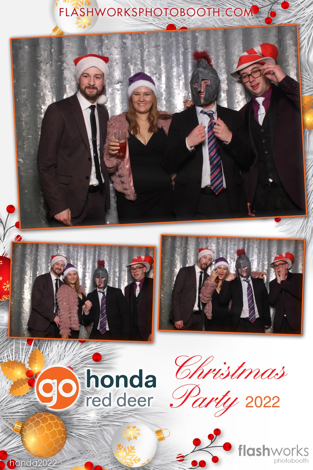 Red Deer Honda 2022 Christmas Party | View more photos from the event at gallery.flashworksphotobooth.com/u/FlashworksPhotoboothInc/Red-Deer-Honda-2022-Christmas-Party