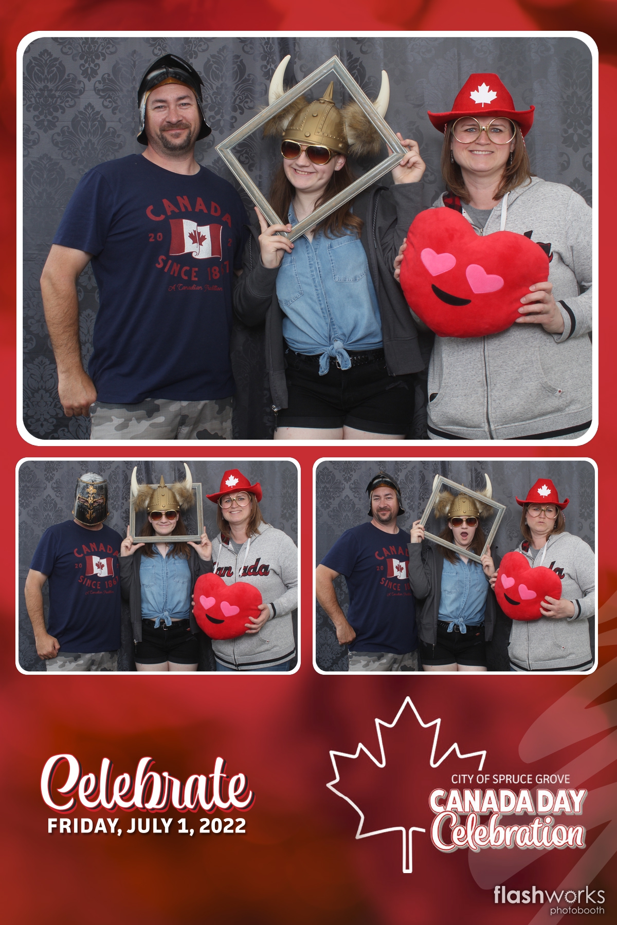 Spruce Grove Canada Day 2022 | View more photos from the event at v1.boothgallery.com/u/FlashworksPhotoboothInc/Spruce-Grove-Canada-Day-2022