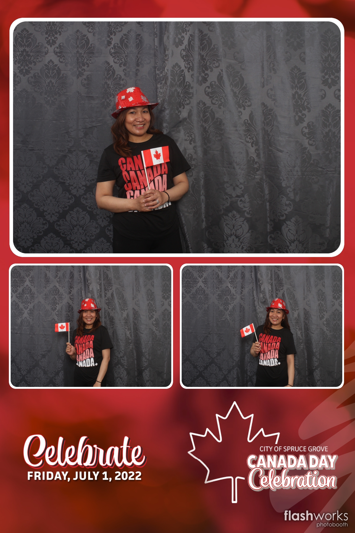 Spruce Grove Canada Day 2022 | View more photos from the event at gallery.flashworksphotobooth.com/u/FlashworksPhotoboothInc/Spruce-Grove-Canada-Day-2022
