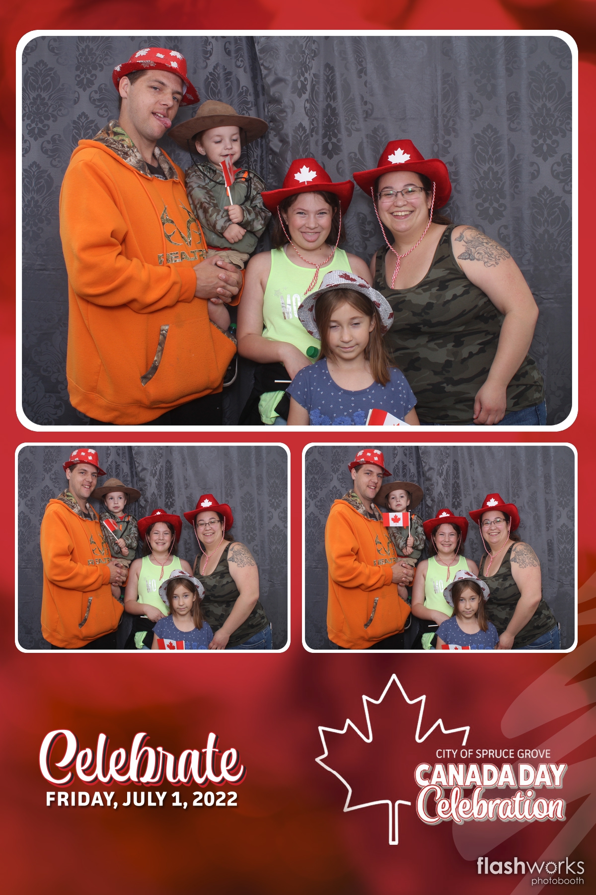 Spruce Grove Canada Day 2022 | View more photos from the event at gallery.flashworksphotobooth.com/u/FlashworksPhotoboothInc/Spruce-Grove-Canada-Day-2022