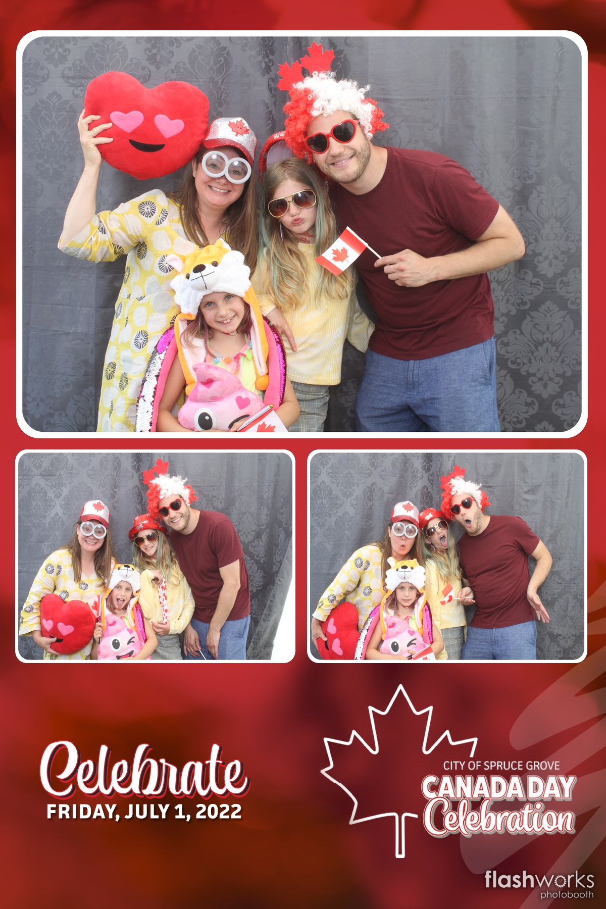 Spruce Grove Canada Day 2022 | View more photos from the event at gallery.flashworksphotobooth.com/u/FlashworksPhotoboothInc/Spruce-Grove-Canada-Day-2022