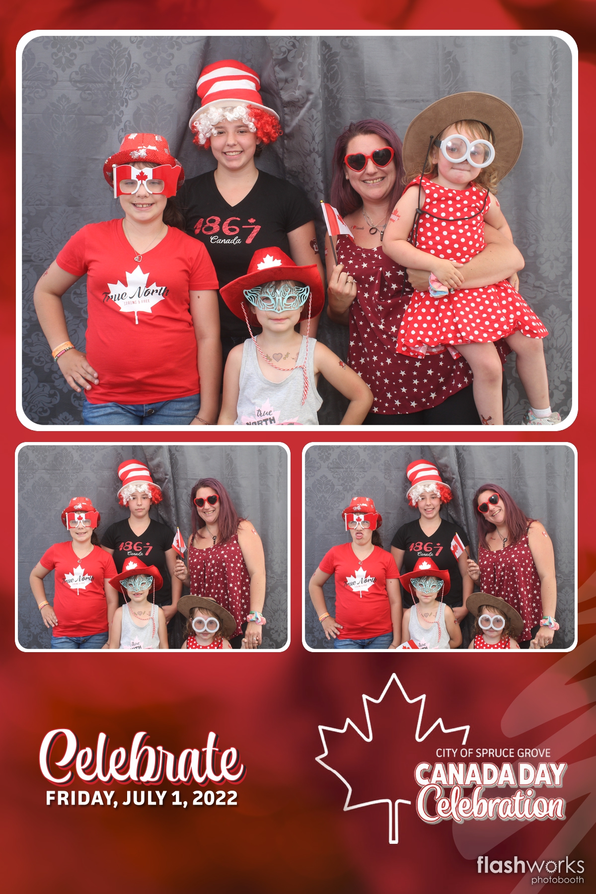 Spruce Grove Canada Day 2022 | View more photos from the event at v1.boothgallery.com/u/FlashworksPhotoboothInc/Spruce-Grove-Canada-Day-2022
