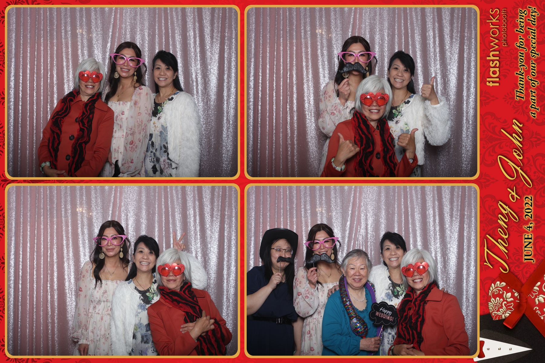 Theng & John's Wedding | View more photos from the event at gallery.flashworksphotobooth.com/u/FlashworksPhotoboothInc/Theng-Johns-Wedding
