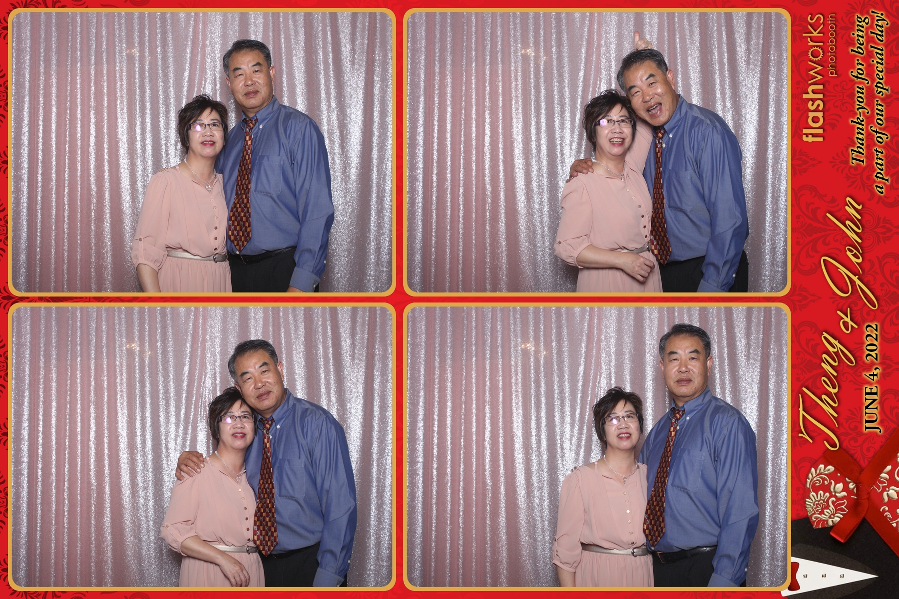 Theng & John's Wedding | View more photos from the event at gallery.flashworksphotobooth.com/u/FlashworksPhotoboothInc/Theng-Johns-Wedding
