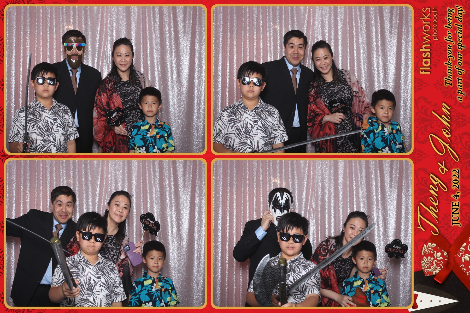 Theng & John's Wedding | View more photos from the event at gallery.flashworksphotobooth.com/u/FlashworksPhotoboothInc/Theng-Johns-Wedding