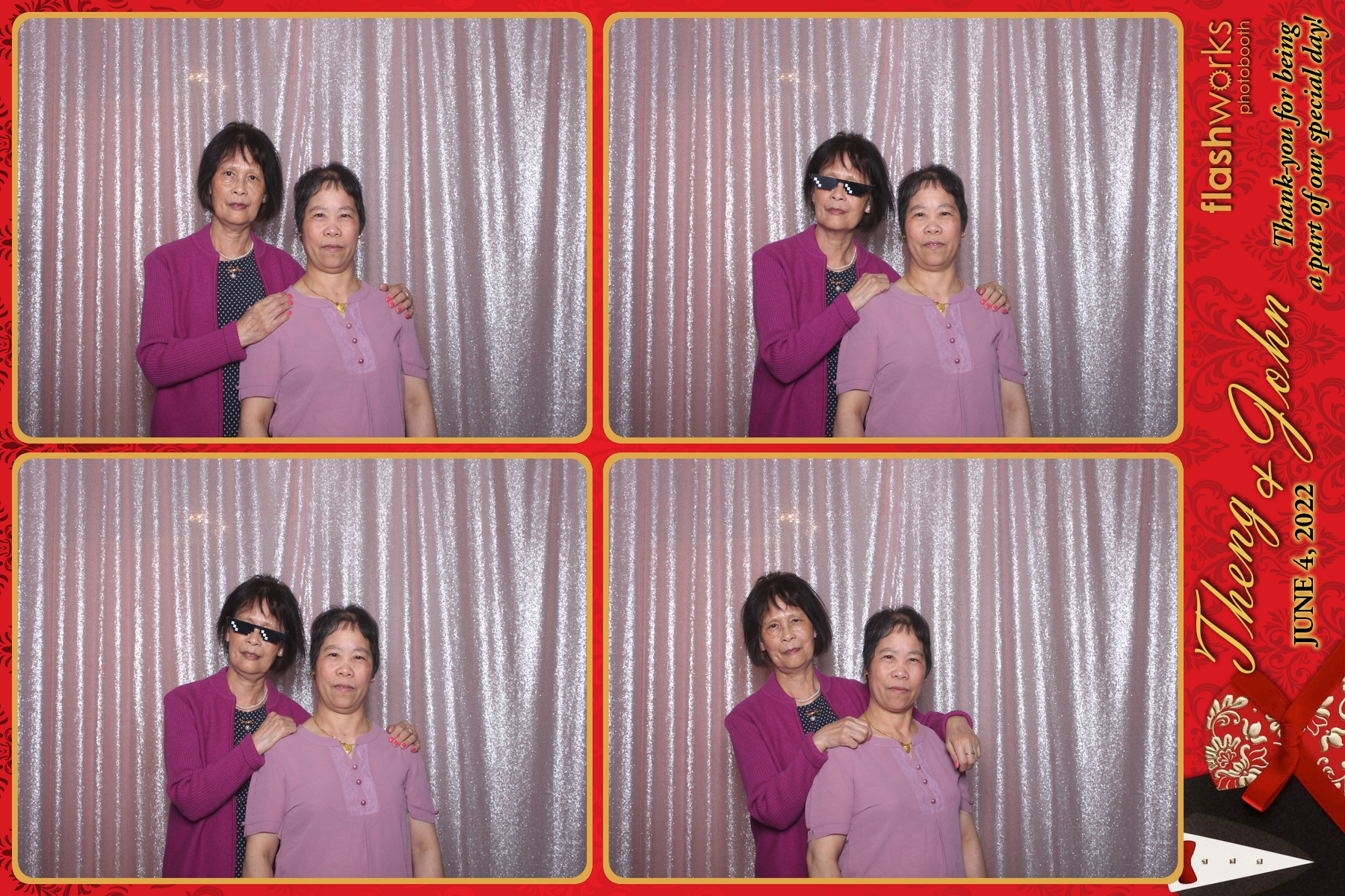 Theng & John's Wedding | View more photos from the event at gallery.flashworksphotobooth.com/u/FlashworksPhotoboothInc/Theng-Johns-Wedding
