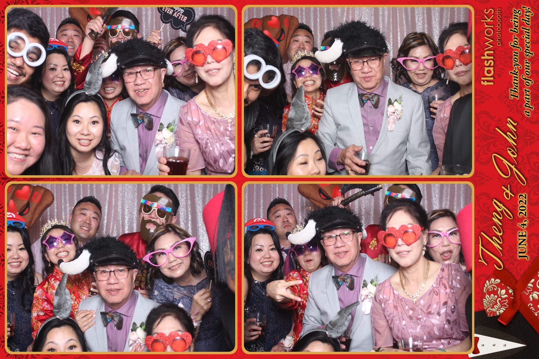 Theng & John's Wedding | View more photos from the event at gallery.flashworksphotobooth.com/u/FlashworksPhotoboothInc/Theng-Johns-Wedding