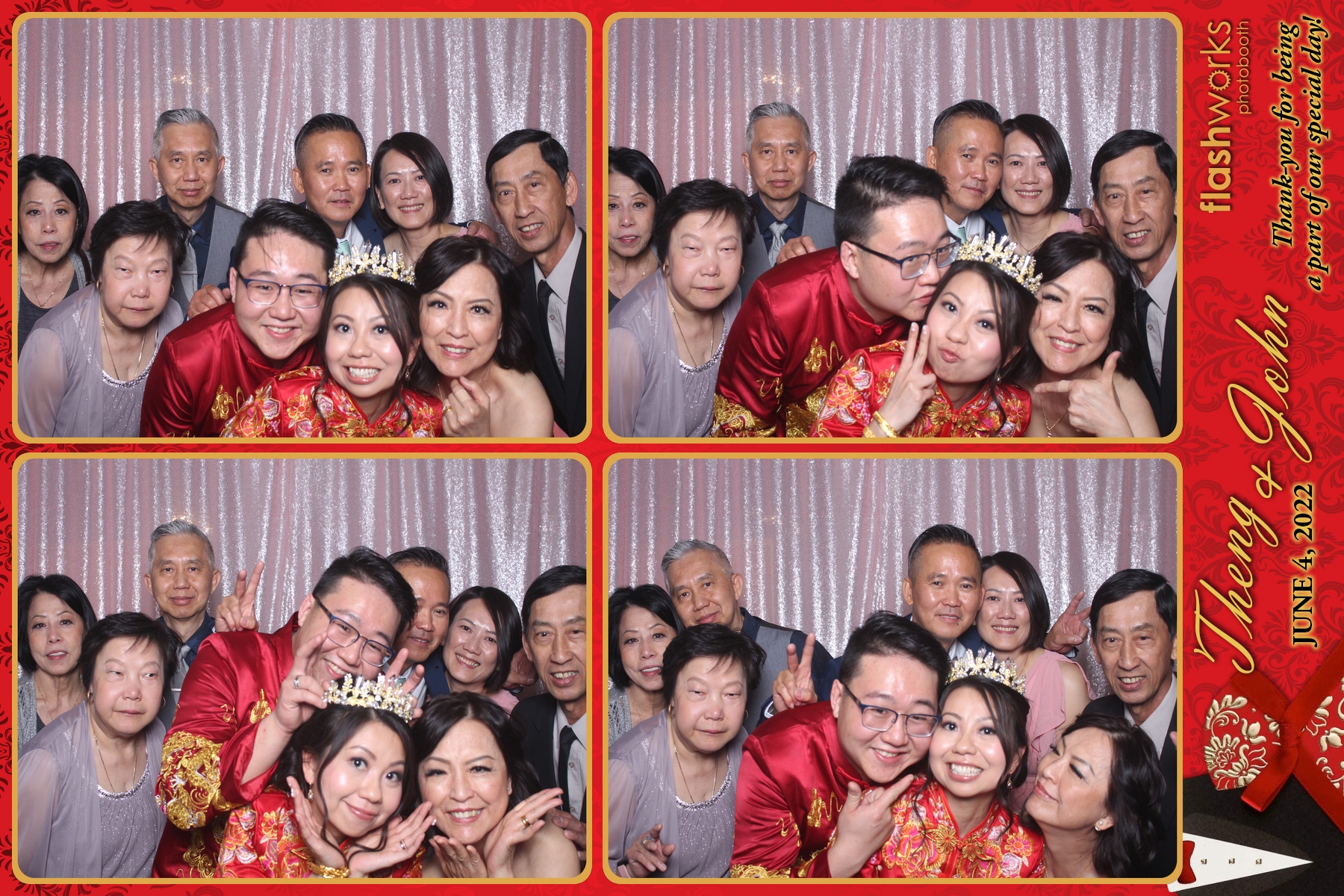 Theng & John's Wedding | View more photos from the event at gallery.flashworksphotobooth.com/u/FlashworksPhotoboothInc/Theng-Johns-Wedding