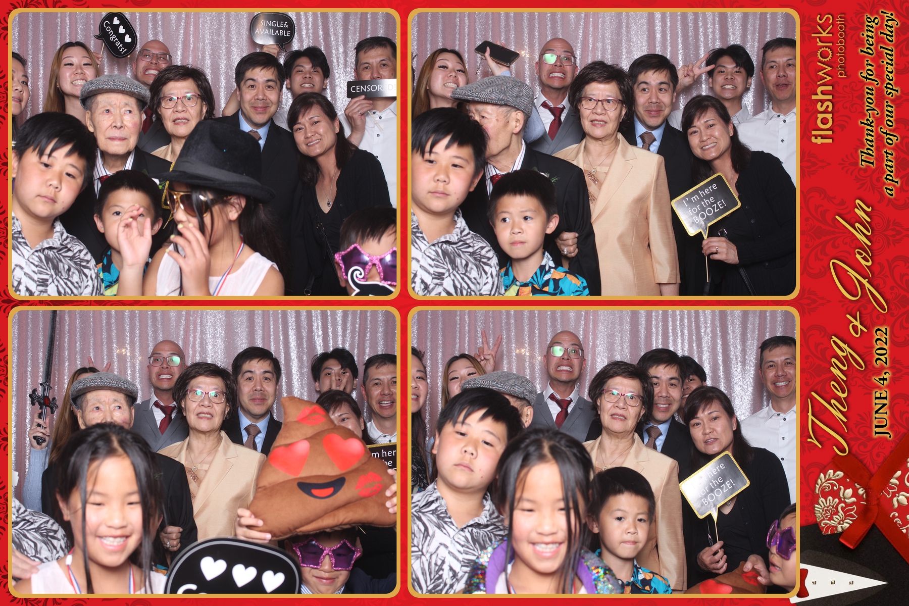Theng & John's Wedding | View more photos from the event at gallery.flashworksphotobooth.com/u/FlashworksPhotoboothInc/Theng-Johns-Wedding