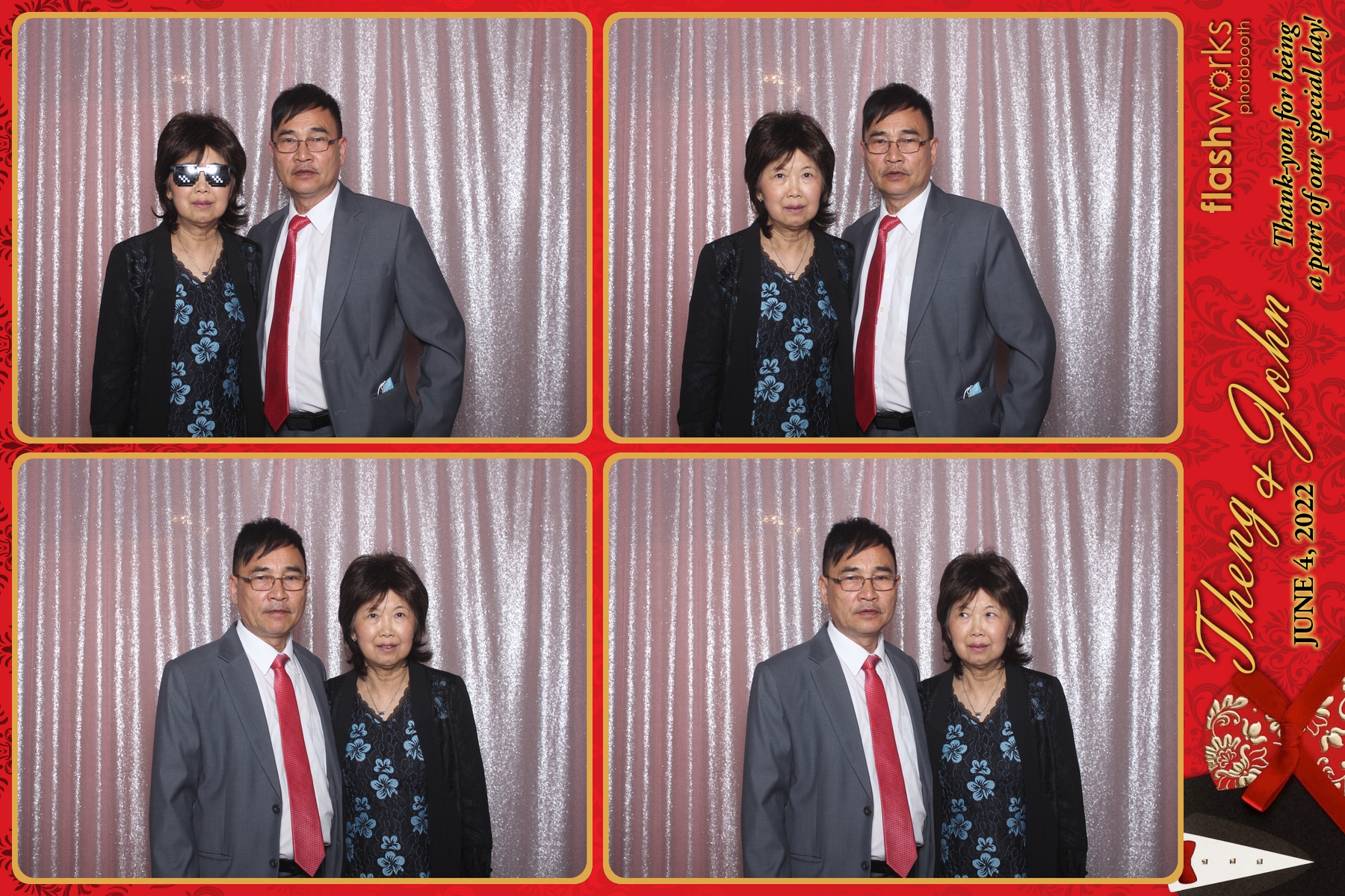 Theng & John's Wedding | View more photos from the event at gallery.flashworksphotobooth.com/u/FlashworksPhotoboothInc/Theng-Johns-Wedding