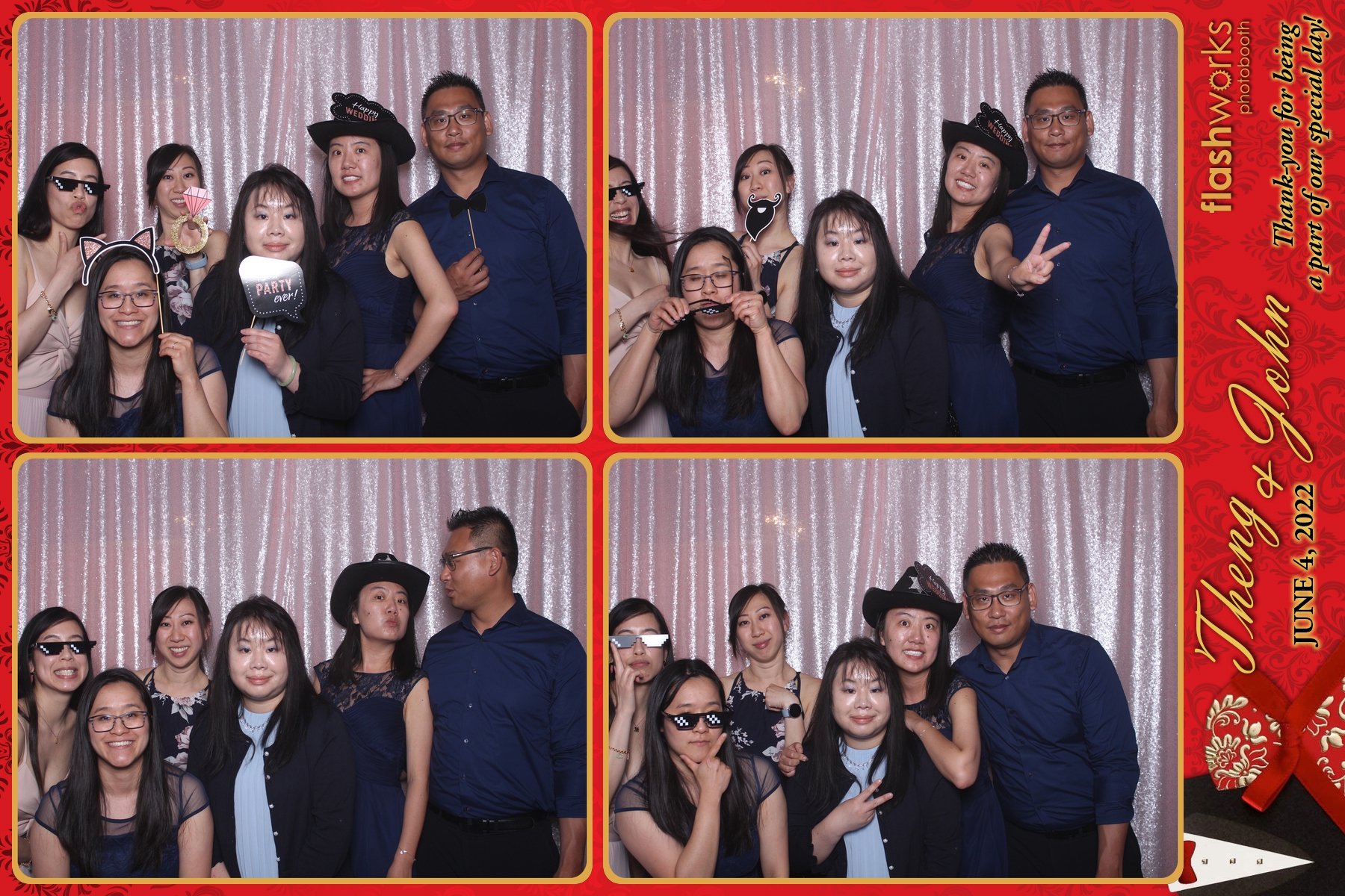 Theng & John's Wedding | View more photos from the event at gallery.flashworksphotobooth.com/u/FlashworksPhotoboothInc/Theng-Johns-Wedding