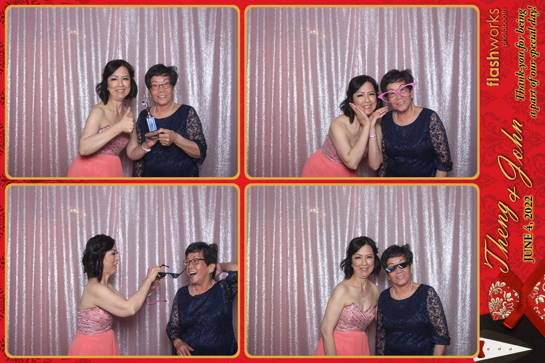 Theng & John's Wedding | View more photos from the event at gallery.flashworksphotobooth.com/u/FlashworksPhotoboothInc/Theng-Johns-Wedding