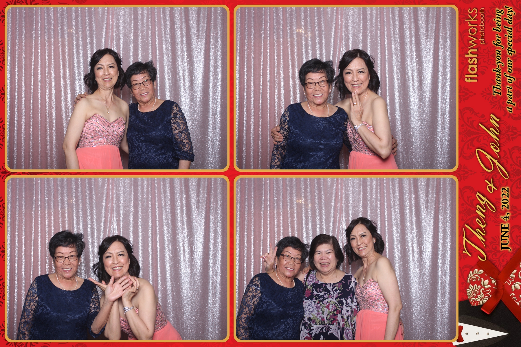 Theng & John's Wedding | View more photos from the event at gallery.flashworksphotobooth.com/u/FlashworksPhotoboothInc/Theng-Johns-Wedding